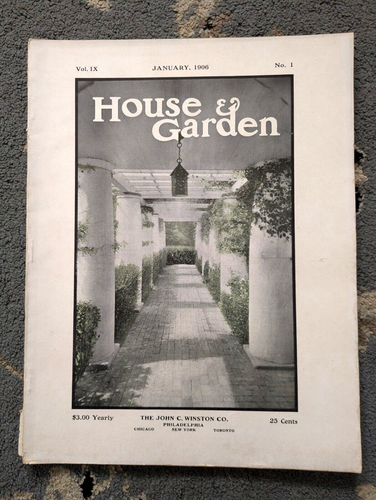 Antique House & Garden Magazines, 1905-1906, Lot of 4 - Picture 3 of 10