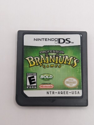 Cartridge Only - Nintendo DS - Professor Brainium's Games - Tested