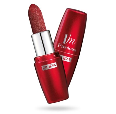 PUPA Milano I'm Precious Lippenstift 3,5 g - schimmernder Effekt - #003 scharlachroter Diamant