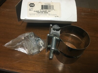 New Napa 733-3220 2.5'' 304SS TorcTite Exhaust Clamp 