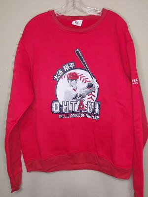 SHOHEI OHTANI Rookie of the Year Sweat Shirt SGA Angels XL 