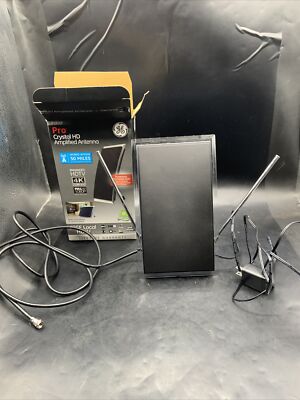 GE Indoor UltraPro Crystal HD Amplified Antenna 4k-1080P Free
