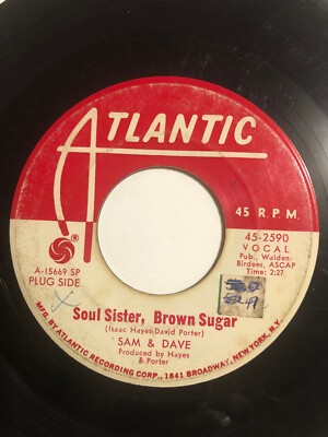 SAM & DAVE: come on in / soul sister, brown sugar ATLANTIC 7'' Single 45 RPM