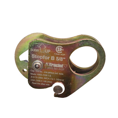 TRACTEL Stopfor B 5/8'' (16 mm) Trailing Rope Grab WB58P 3-Strand Synthetic Ropes