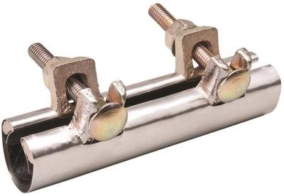 NEW B&K 160-705 1'' X 6'' STAINLESS STEEL RUBBER BOLT PIPE REPAIR CLAMP 6955553