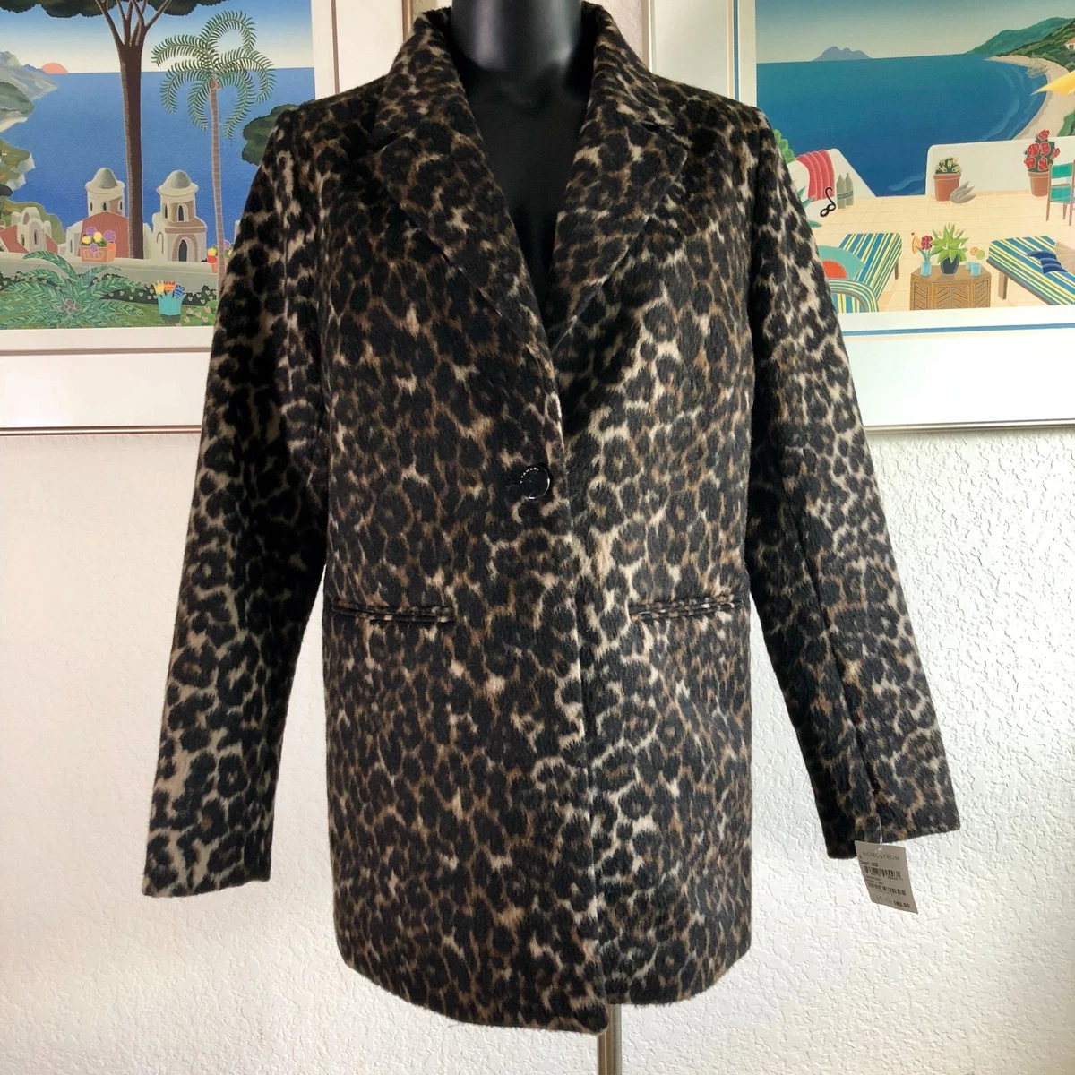 T tahari hotsell faux fur coat