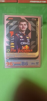 Topps Turbo Attax 2024 - Max Verstappen F1 Champion 77/90 Pink