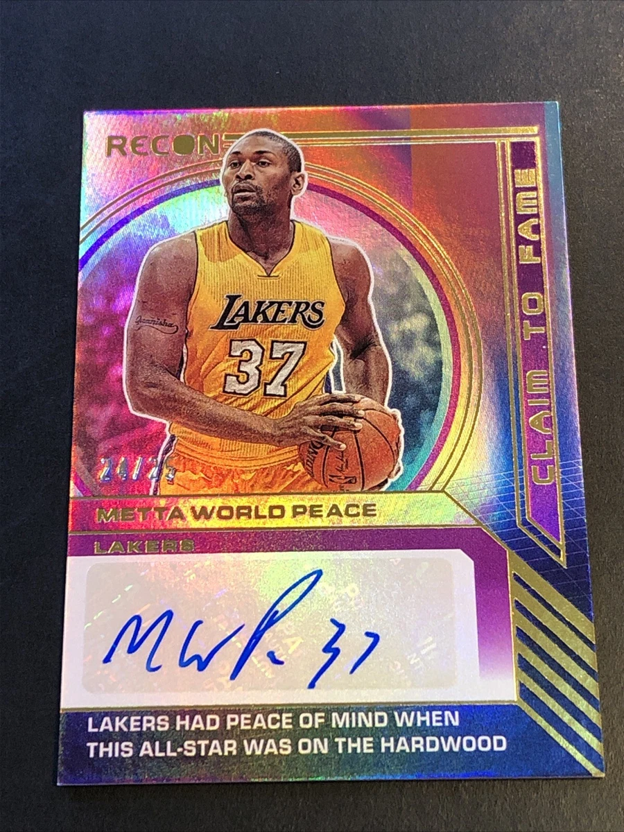 2022-23 Panini Recon - Metta World Peace #CFS-MWP for sale | eBay