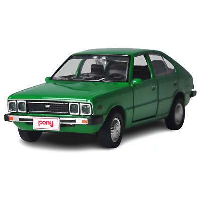 ping 1/38 ヒュンダイ PONY グリーン未開封 ミニカー 韓国製 Hyundai Pony Diecast Car 1:38 Green Korean Miniature Model w