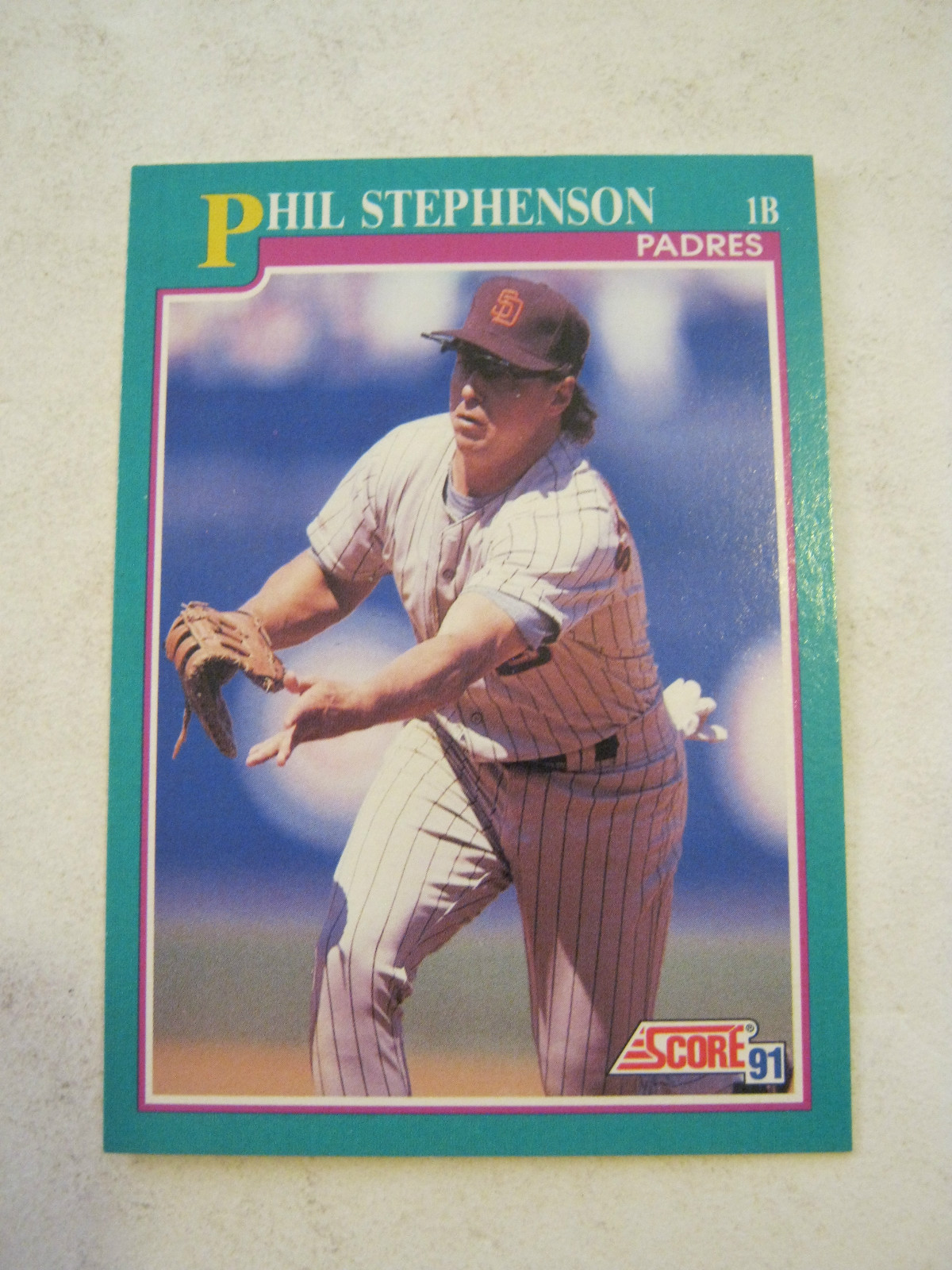 1991 Score 138 Phil Stephenson Baseball Card, Very Good Condition (EB1