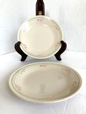 Set of 2 VINTAGE Corelle Summer Blossom 6.75" Bread Dessert Salad Plates EX