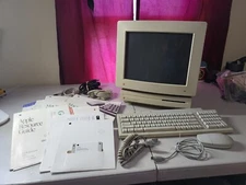 Apple Macintosh Performa 450 M1254 Slim Desktop W Monitor Keyboard Mouse WORKS