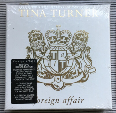Tina Turner – Foreign Affair 0190295154943 EU CD+DVD Box Set, Deluxe SEALED 