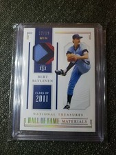 Bert Blyleven 2019 National Treasures HOF Materials Game Used PATCH Relic SP/15