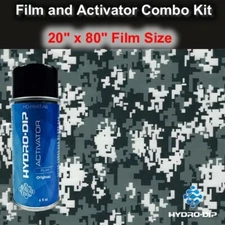 Hydro Dip  Film Activator Combo Kit Blue Army Digital Camouflage
