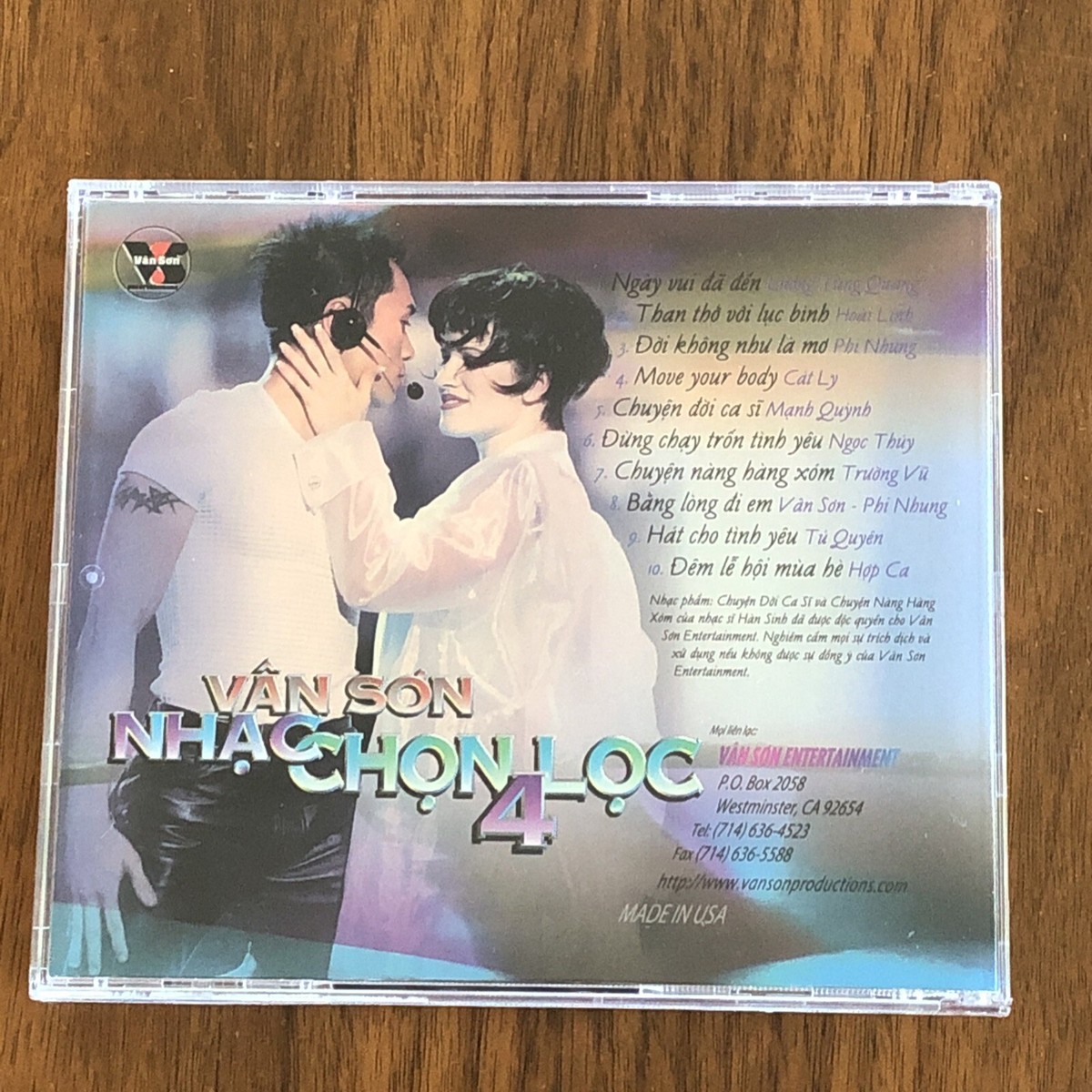 Van Son Nhac Chon Loc 4 by Various Artists (CD) Vietnamese *No 