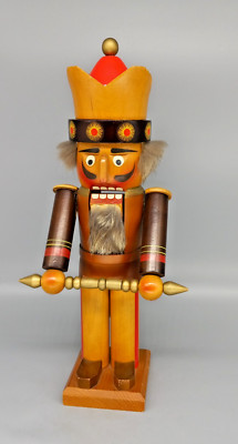 Vintage - Christian Steinbach 1960's King Wilhelm German Nutcracker - SIGNED