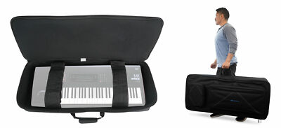 Rockville 61 Key Padded Rigid Durable Keyboard Gig Bag Case For KORG M1