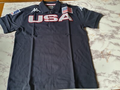 US SKI TEAM Herren Poloshirt HEROI Baumwolle Saison 23/24 Gr. XL