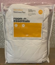    Microfiber Mattress Pad,Room Essential,Twin XL Twin,39 In 80,New    