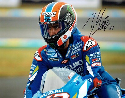 Alex Rins 2019 Signed MotoGP Autograph 10x8 Suzuki Photo 1 + COA | eBay UK