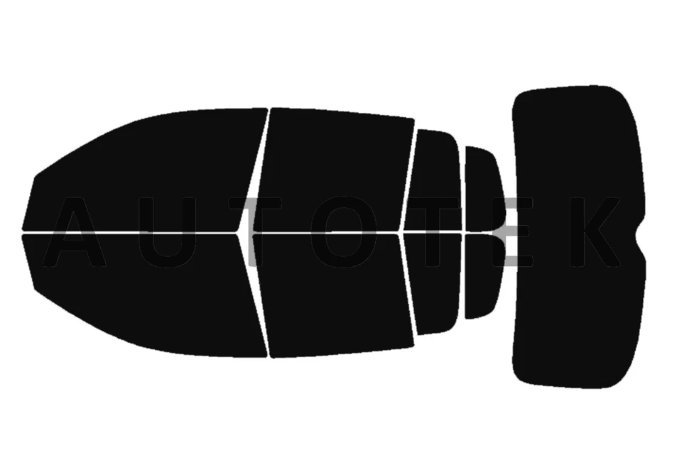 Película precortada para ventanas laterales cualquier pantalla de tinte para Volkswagen Tiguan 2009-2017 vidrio Foto 2 de 4