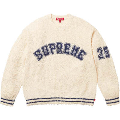 Supreme Textured Arc Sweater Cream | eBay