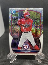 2023 Bowman Mega Box ELIJAH GREEN Chrome Mojo Refractor Prospect Card Nationals
