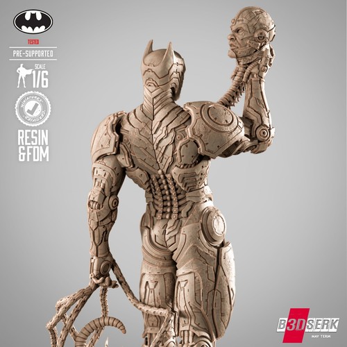 3D Printed 16K DC COMICS B3DSERK - Murder Machine Sculpture Fan Made 1/6 scale - 第 6/24 張圖片