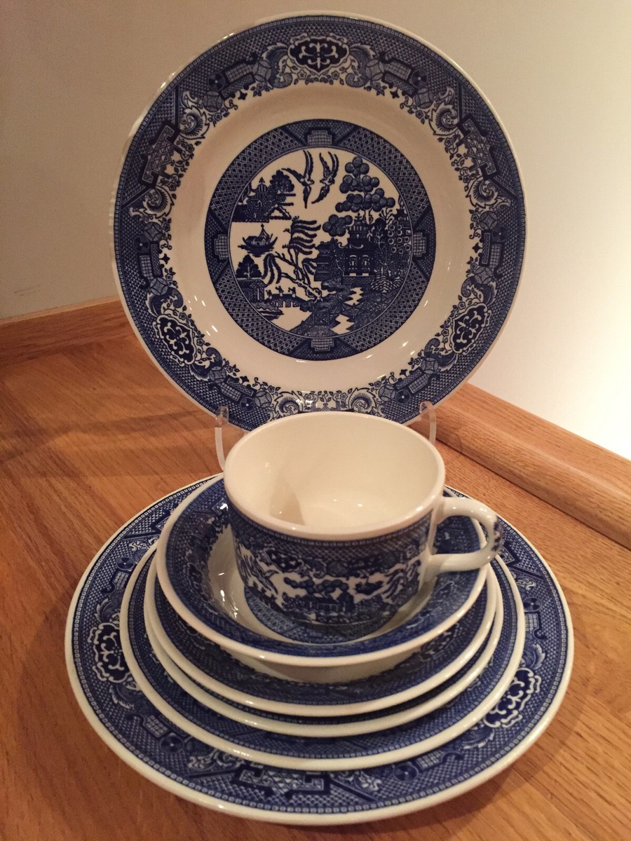 China Blue Willow Ware By Royal China Copperton Lane: Royal China