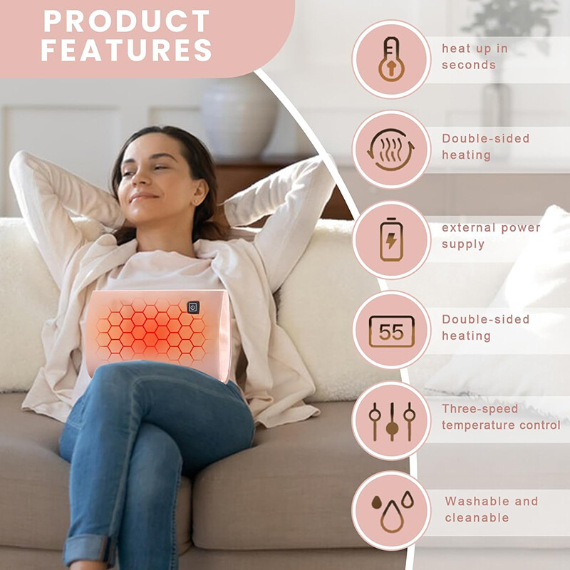 USB Electric Rechargeable Hot Water Bottle Bed Hand Warmer Massaging