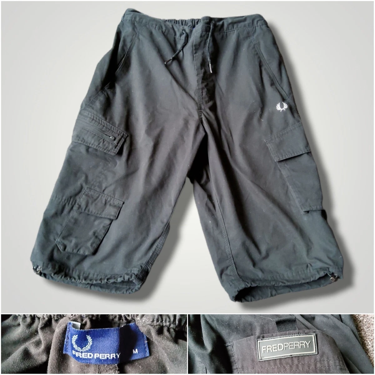 Fred perry cargo best sale shorts