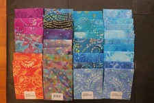 35 Fat Quarters Artisan, Bali, BATIK Quilt Cotton Fabric Bundle Lot