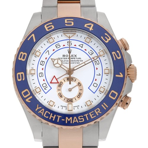 ROLEX Yacht-Master II New Mercedes-Benz Hands 116681 white Random Number sec...