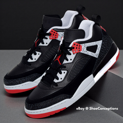 #ad Nike Air Jordan Spizike Low Shoes quot;Black Cementquot; FQ1759 009 Men#x27;s Sizes NEW $139.88