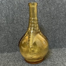 Wheaton Ball and Claw Bitters Amber Glass Bottle 9-1/4" Tall Decorative Vintage