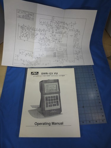 AEA SWR-121 VU Ham Radio HF Antenna SWR Analyzer Analyst (Manual Only!)