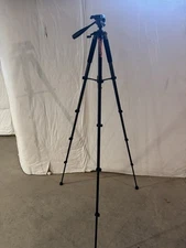 Kingjoy Flathead Tripod w/adjustable legs and lock-free Rotation - Black/Orange