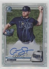 2020 Bowman Chrome Prospect Refractor 61/499 Graeme Stinson #CPA-GST Auto 6fs