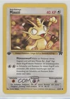 Meowth German 1st Ed. Pokemon Team Rocket #62 2000