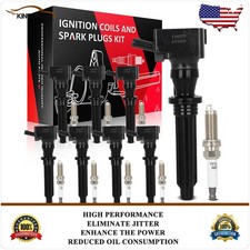 Ignition Coils & Spark Plugs For Land Rover Defender 90 22-23 5.0L Supercharged
