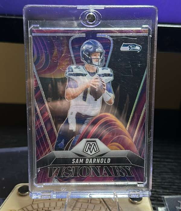 2025 Panini Mosaic - Visionary #22 Sam Darnold