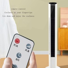 Image of 33" Tower Fan with Remote Slim Silent Fan with Timer Bladeless Fan for Bedroom