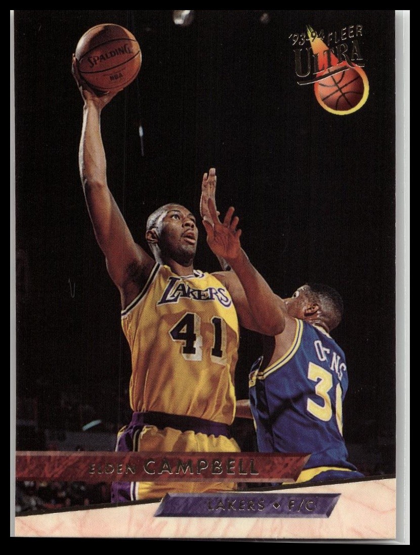 1994-95 Carousel NBA Basket Stickers (Greece) #231 Elden Campbell