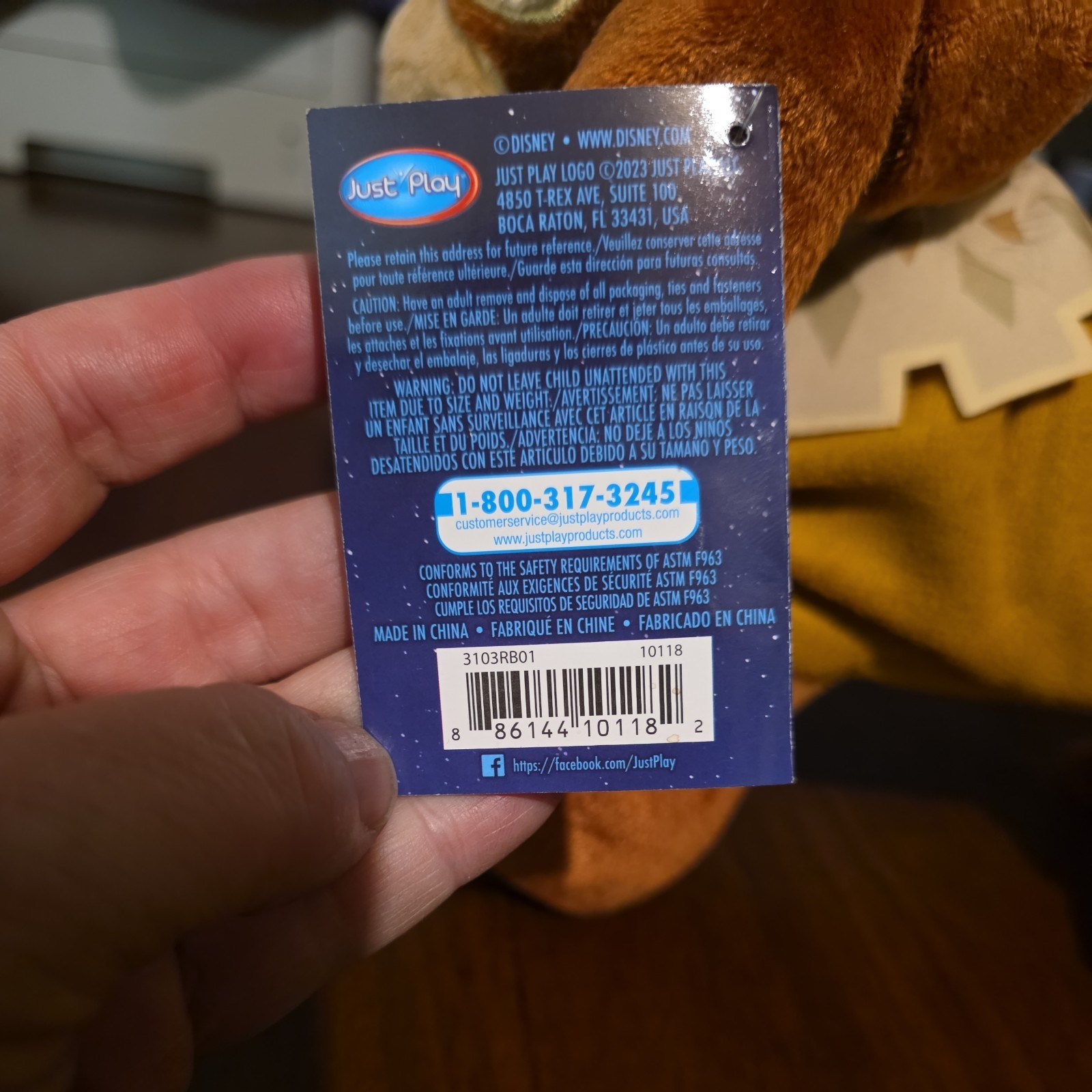 Disney Wish Walk 'n Talk Valentino Plush Fainting Goat, 11-Inch Stuffed thumbnail 6