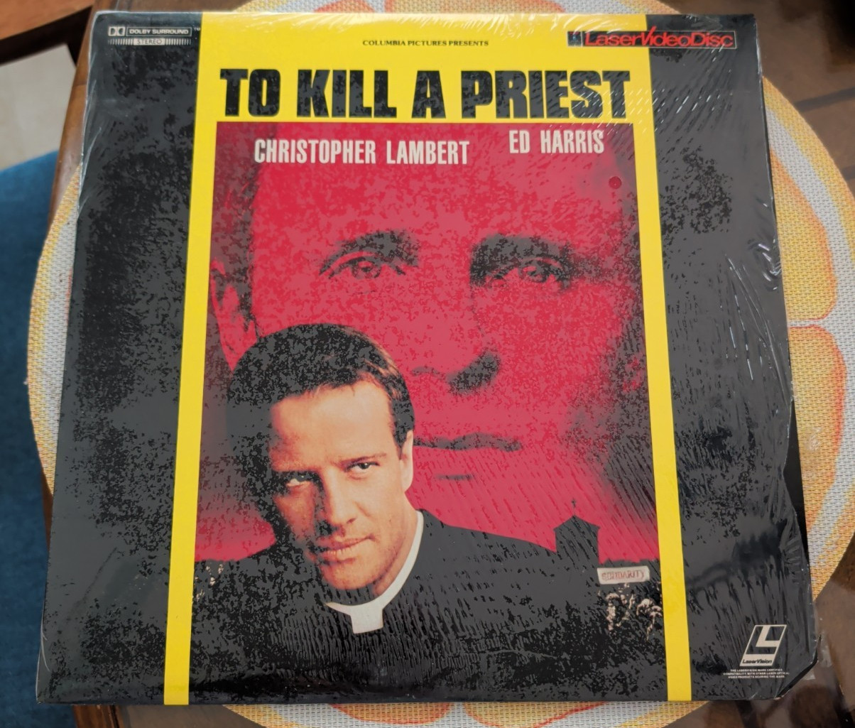 To Kill A Priest Christopher Lambert Ed Harris LaserDisc