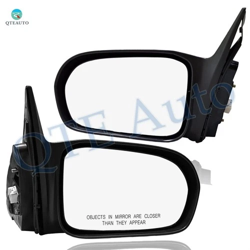Pair of 2 Left-Right Side Power Non-Folding View Mirror To 2001-2005 Honda Civic