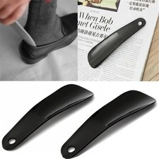 Shoe Horn 16cm Plastic Shoe Helper Shoe Lifter Dressing Aid Easy Slip On Black