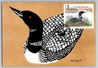 Canada 1998 Canadian Wildlife $1 Loon FDC Maxi Card