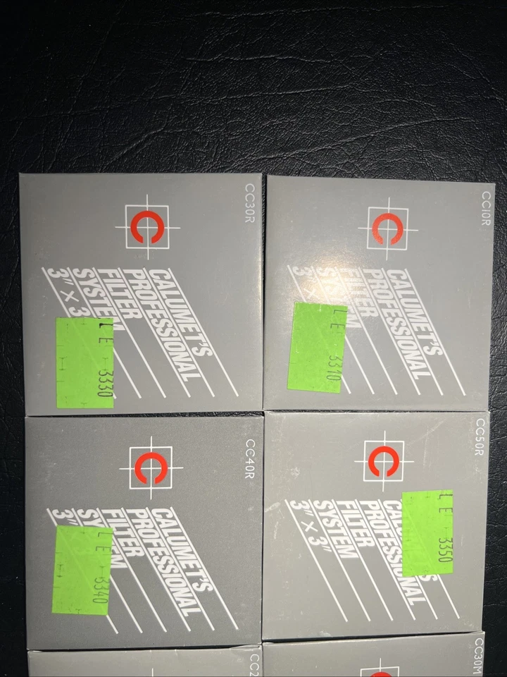 Calumet Professional 3x3” Gelatin Filter System – Lot of 10 – Made in England - Image 2 of 3